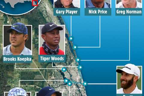 Golfing star like Woods, McIlroy, Koepka and Johnson own amazing mansions in tax-haven Jupiter..
