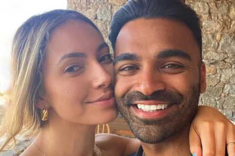 Love Island legends ‘engaged’ as fans spot ring on star’s left hand on romantic Greece holiday