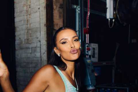 Maya Jama poses in eye-popping Love Island outfit as she’s seen returning to the villa