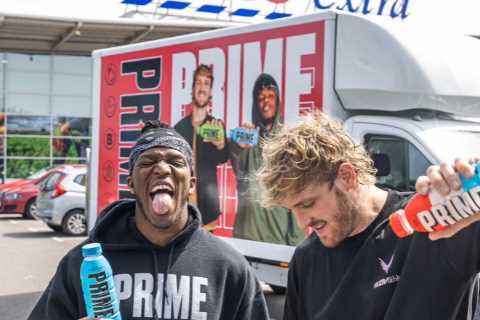 KSI and Logan Paul’s Prime drink to ‘finally’ be sold at Tesco after shop feared for security..