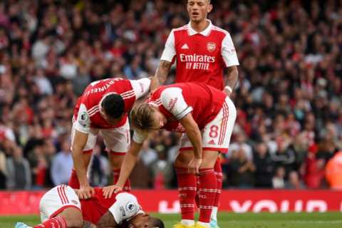 Dramatic impact injuries had on Arsenal and Man City title race revealed by new stats as Man Utd..