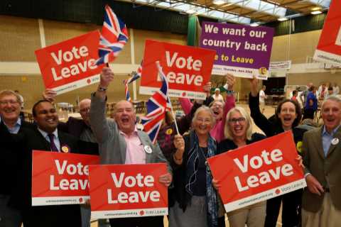 Brexit voters still overwhelmingly back decision to Leave and are optimistic it will work out well, ..