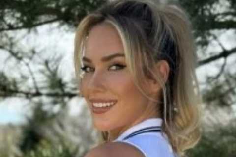 Paige Spiranac branded ‘most beautiful woman on Earth’ as she puts on busty display in ‘crazy’..