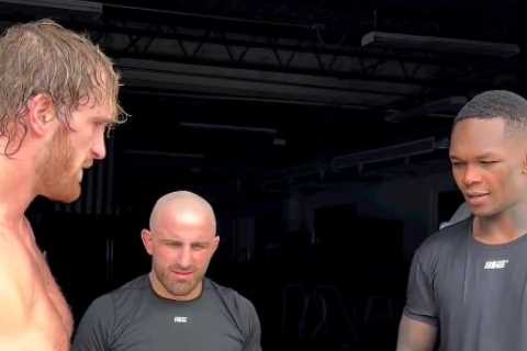 Fans spot UFC pair’s underwhelmed response to Logan Paul gifting them Prime chains as they say ‘bro ..