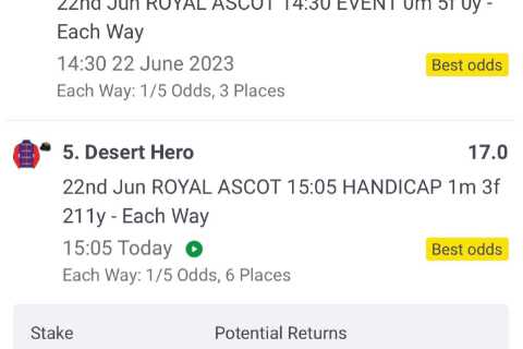 I missed out on a massive Royal Ascot winner after huge error, people told me they were sickened by ..