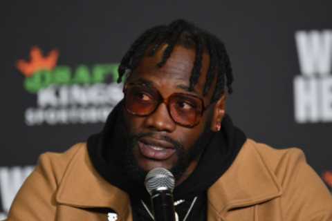 Wilder breaks silence as he tweets for first time since he was arrested after ‘gun and drugs found..