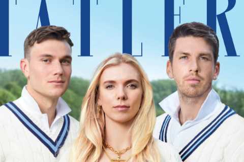 British stars Katie Boulter, Cameron Norrie and Jack Draper pose in tennis whites for Tatler..