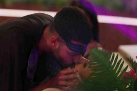 Love Island shock as warring couple have explosive row after heart rate challenge snog