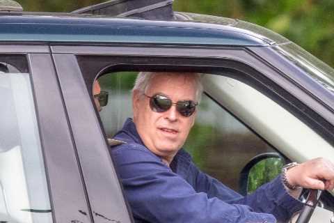 Prince Andrew pictured for first time after Sarah Ferguson reveals breast cancer op as he supports..
