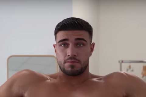 Tommy Fury feasts on 10,000 calories worth of burgers, pasta and desserts after strict diet for..