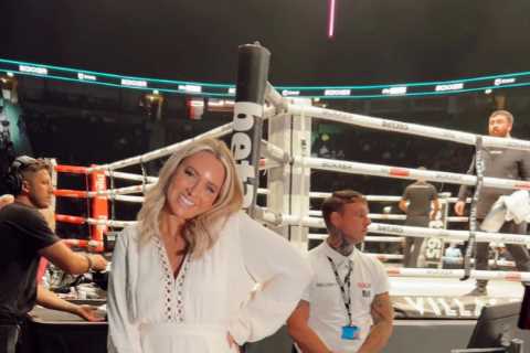 Fans swoon over ‘absolutely beautiful’ Sky Sports News host as she shows off cowboy boots in white..