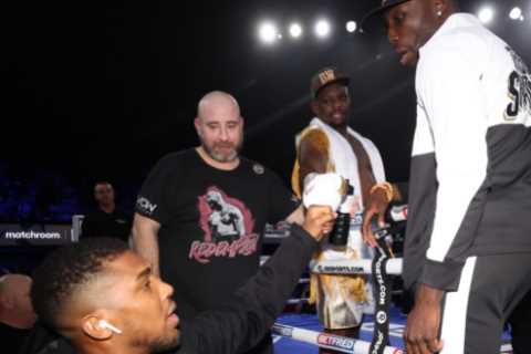 Dillian Whyte ‘SIGNS’ Anthony Joshua fight contract for August 12 at O2 Arena after breakthrough in ..