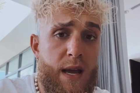 Jake Paul mocks Tommy Fury for ‘tasting the canvas’ against him and hits out at ‘b****’ KSI over..