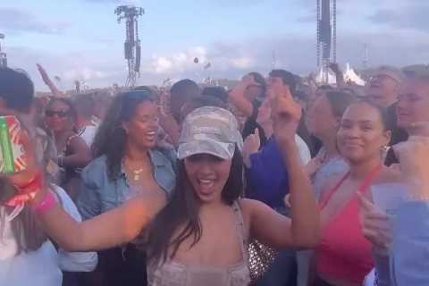 Maya Jama shares video of her very young looking mum dancing at carnival as they match outfits