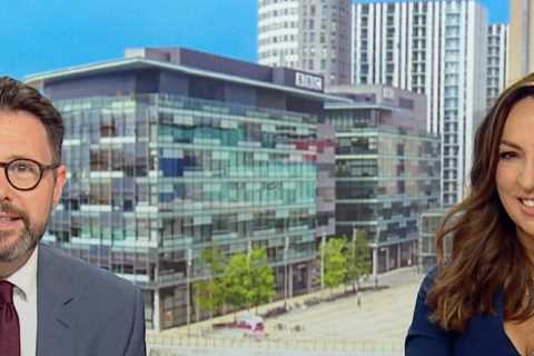 BBC Breakfast’s Sally Nugent brings the glamour in plunging dress as fans gush ‘best dressed woman..