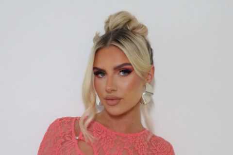 Love Island’s Chloe Burrows looks incredible as she goes braless in see-through lace bodysuit