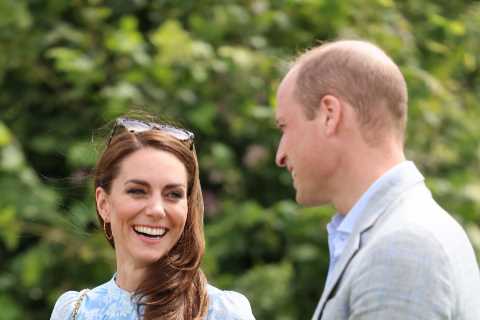 Princess Kate and Prince William look loved up as she cheers him on at charity polo match