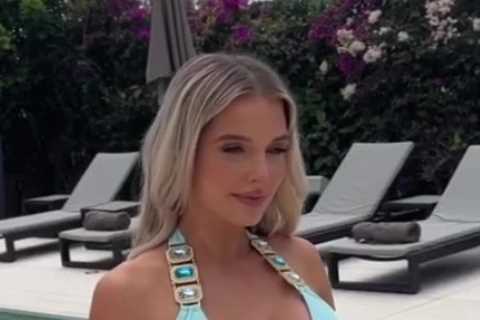 Helen Flanagan hits the beach as she reveals summer holiday plans with her children