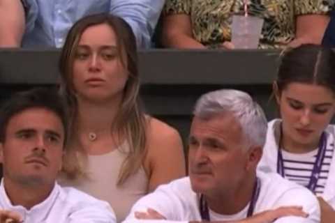 Watch Paula Badosa ‘give boyfriend Tsitsipas’ dad the side eye’ at Wimbledon with fans sure..