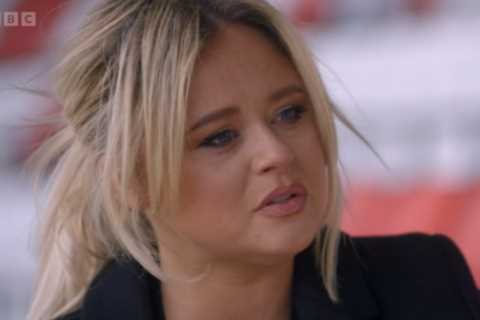 Emily Atack moved to tears at Wrexham FC has family link revealed
