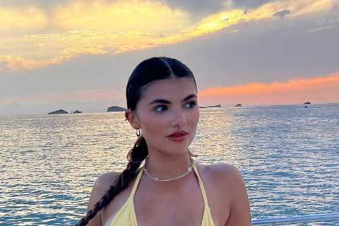 Love Island’s Samie Elishi looks incredible in tiny bikini as she relaxes on a yacht