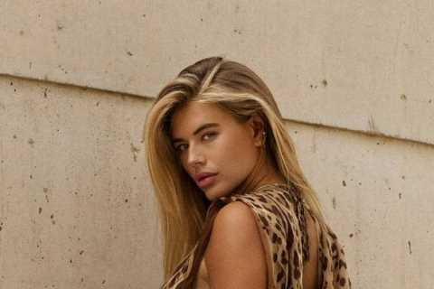 Love Island’s Arabella Chi goes braless as she flashes sideboob in barely-there leopard print dress