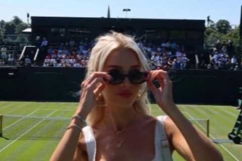 Taylor Fritz’s Wag Morgan Riddle stuns in white dress and fans hail her an ‘effortless queen’ as..