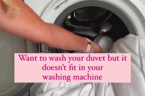 I’m the Queen of Clean and there’s a super easy way to refresh your duvets if they won’t fit in the ..