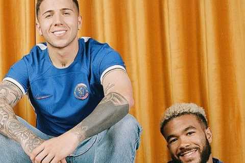 Chelsea fans divided as new 90s-themed home shirt is unveiled as they question sponsor and ask ‘wtf ..