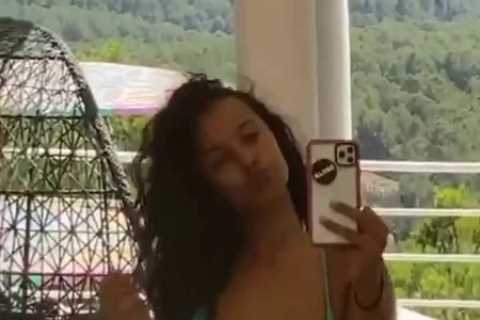 Maya Jama looks incredible in blue bikini before huge Love Island dumping