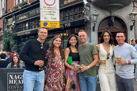 Golf superstars Fowler, Speith, Thomas and Wags enjoy a pint in London pub and trip to Wimbledon..