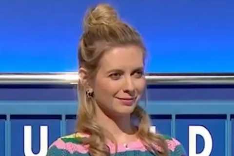 Countdown’s Rachel Riley shows off her incredible figure in tight rainbow coloured dress on Channel ..