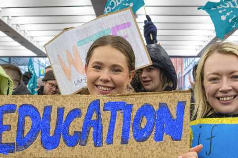 All school strikes are CALLED OFF as teacher unions back Sunak’s 6.5% wage hike
