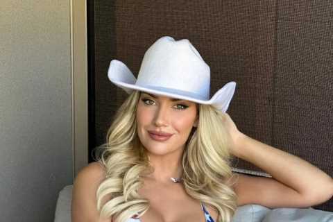 ‘Spectacular’ Paige Spiranac sends fans wild with busty US bikini and a beer as they cheekily say..