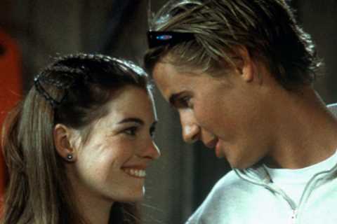 Princess Diaries heartthrob Erik von Detten looks unrecognisable as he swaps acting for sales..