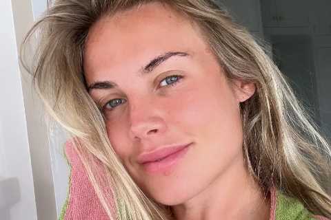 Premier League’s hottest Wag risks Instagram ban as she posts busty cleavage snap in nothing but a..