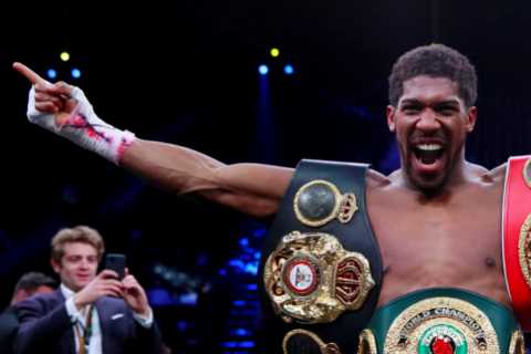 Eddie Hearn tells Anthony Joshua the three fighters he MUST beat to go down in boxing Hall of Fame