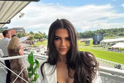Love Island’s Gemma Owen goes braless in tiny crop top on day out with her famous dad