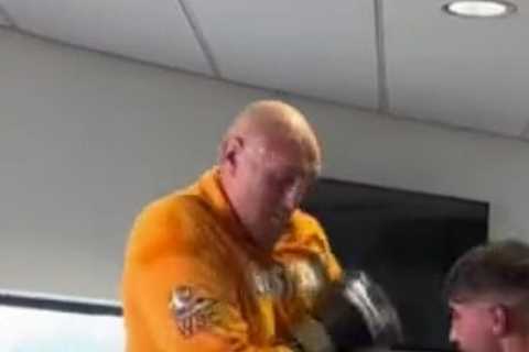 Tommy Fury vs Tyson Fury sparring footage goes viral as fans convinced ex-Love Island star ‘will..