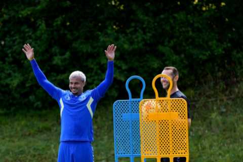 Brave Dele Alli pictured in Everton training for first time since heartbreaking interview about..