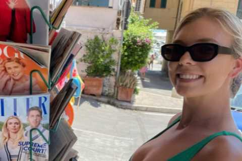 Katie Boulter stuns in green bikini as British No1 and Alex De Minaur put Wimbledon heartbreak..