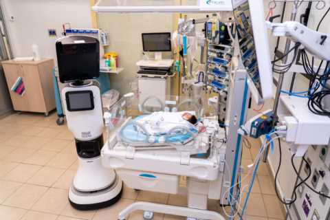 Inside the hi-tech hospital where robots perform ward rounds, AI detects cancer and surgeons..