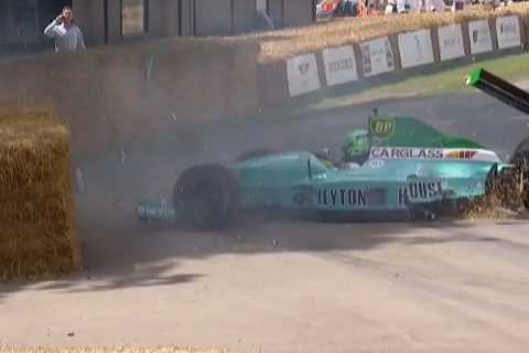 Legendary F1 car suffers major damage in ‘very bizarre incident’ at Goodwood Festival of Speed