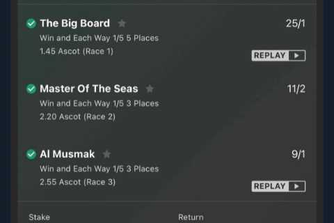 Calum Best wins massive horse racing bet after incredible Ascot treble comes in