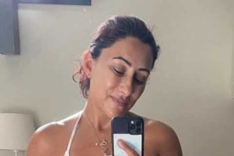 Loose Women star Saira Khan, 53, praised for showing off ‘real body’ in bikini