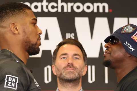 Tyson Fury’s dad John predicts winner of Anthony Joshua vs Dillian Whyte with one heavyweight..