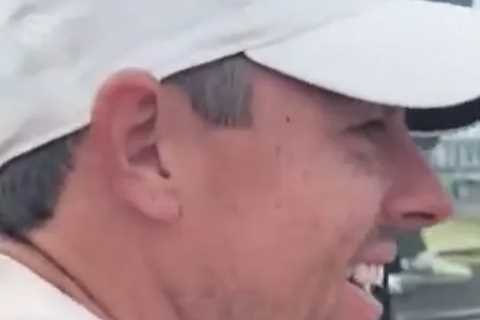 Watch Rory McIlroy give hilarious response to fan after punter cashes in on golf legend’s Scottish..