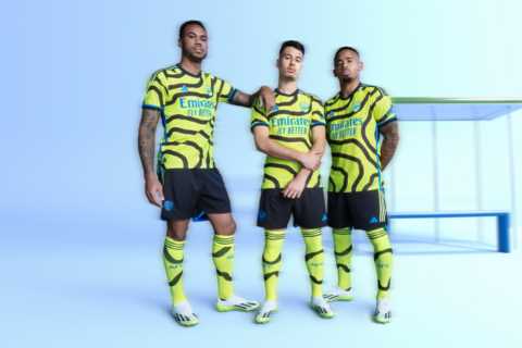 Arsenal fans raging at ‘worst away kit in living memory’ and demand ‘refund from Adidas’ after..