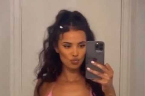 Love Island’s Maya Jama looks incredible as she strips to bikini ahead of explosive episode tonight