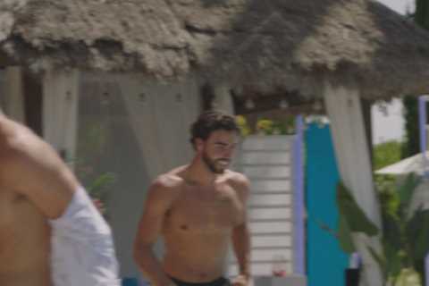 Watch the moment Rita Ora jumps in Love Island pool after shock show appearance